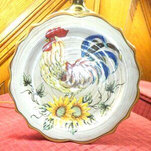 ~~~ ROOSTER ~~~ Plate / Gallo ~ 10.5 Inches